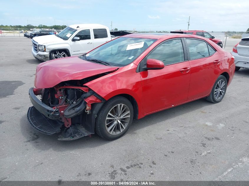 2016 Toyota Corolla Le Plus VIN: 2T1BURHE5GC496575 Lot: 39138801