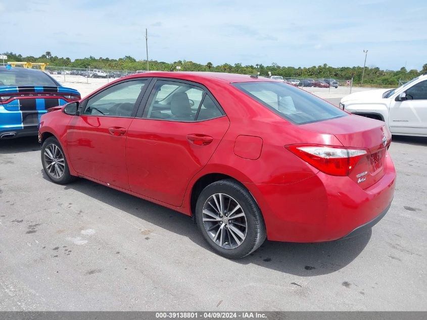 2016 TOYOTA COROLLA LE PLUS - 2T1BURHE5GC496575