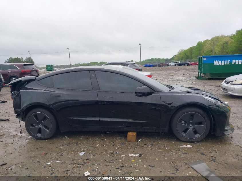 5YJ3E1EA2PF425091 2023 Tesla Model 3 Rear-Wheel Drive