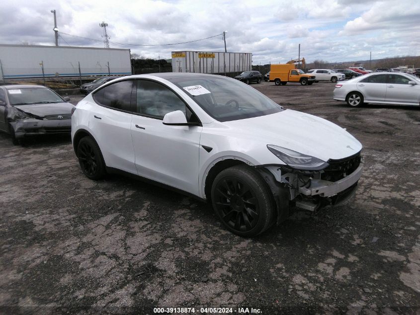 2021 TESLA MODEL Y LONG RANGE DUAL MOTOR ALL-WHEEL DRIVE - 5YJYGDEE0MF301868