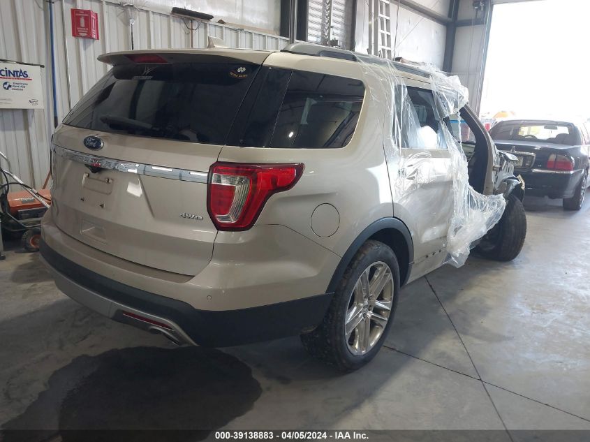 VIN 1FM5K8D86HGD84458 2017 Ford Explorer, Xlt no.4