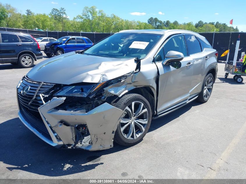 VIN 2T2BZMCA18C111874 2017 LEXUS RX 350 no.2