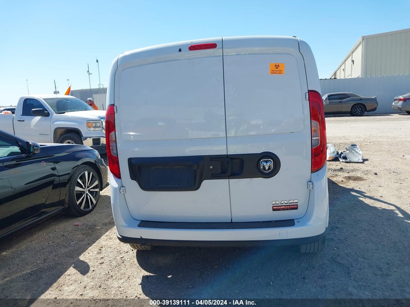 2022 RAM PROMASTER CITY CARGO VAN - ZFBHRFAB8N6Y25271