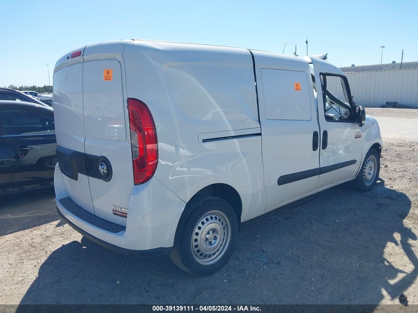 2022 RAM PROMASTER CITY CARGO VAN - ZFBHRFAB8N6Y25271