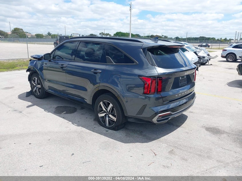 VIN 5XYRL4LC3NG081301 2022 KIA SORENTO S