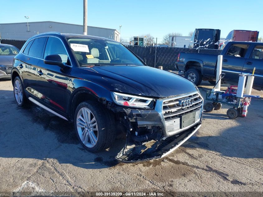 2018 Audi Q5 2.0T Premium/2.0T Tech Premium VIN: WA1BNAFY7J2225318 Lot: 39139209