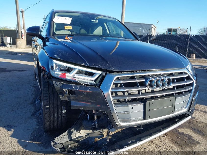 2018 Audi Q5 2.0T Premium/2.0T Tech Premium VIN: WA1BNAFY7J2225318 Lot: 39139209