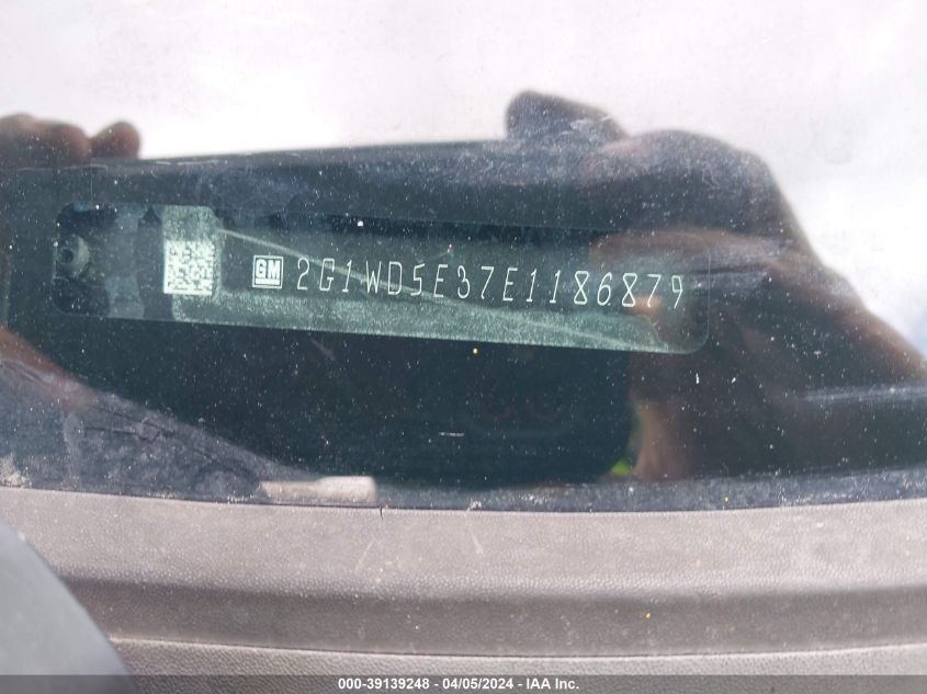 2014 CHEVROLET IMPALA LIMITED POLICE - 2G1WD5E37E1186879