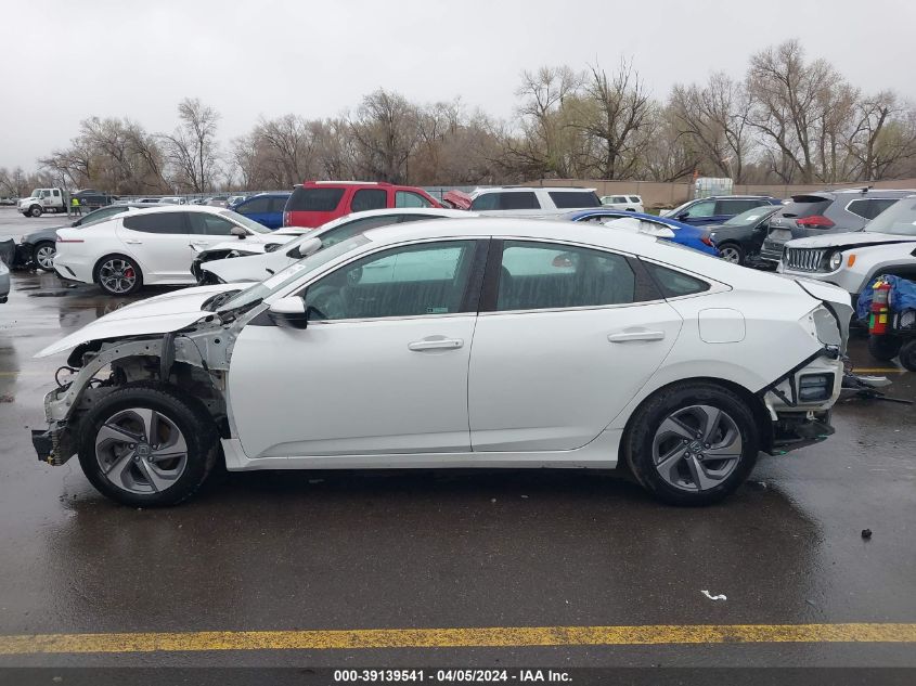 2020 Honda Insight Ex VIN: 19XZE4F59LE000206 Lot: 39139541