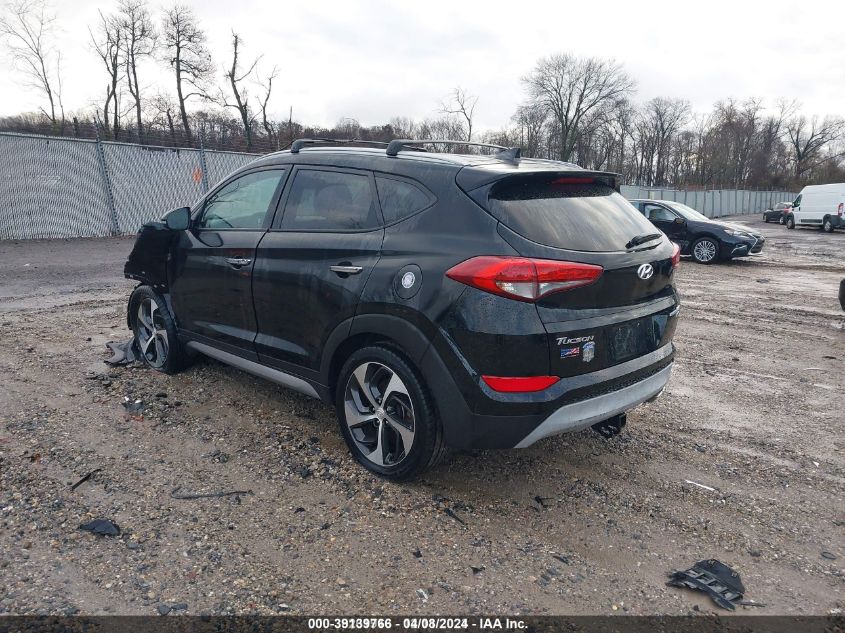 KM8J3CA22HU279464 2017 Hyundai Tucson Limited