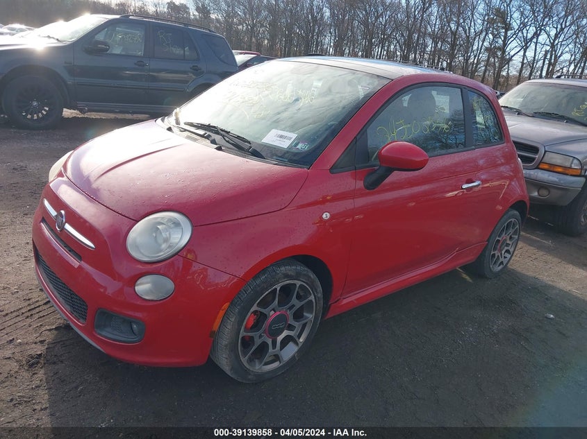 2012 Fiat 500 Sport VIN: 3C3CFFBR1CT125885 Lot: 39139858
