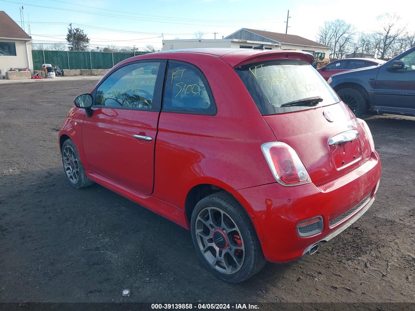 2012 Fiat 500 Sport VIN: 3C3CFFBR1CT125885 Lot: 39139858
