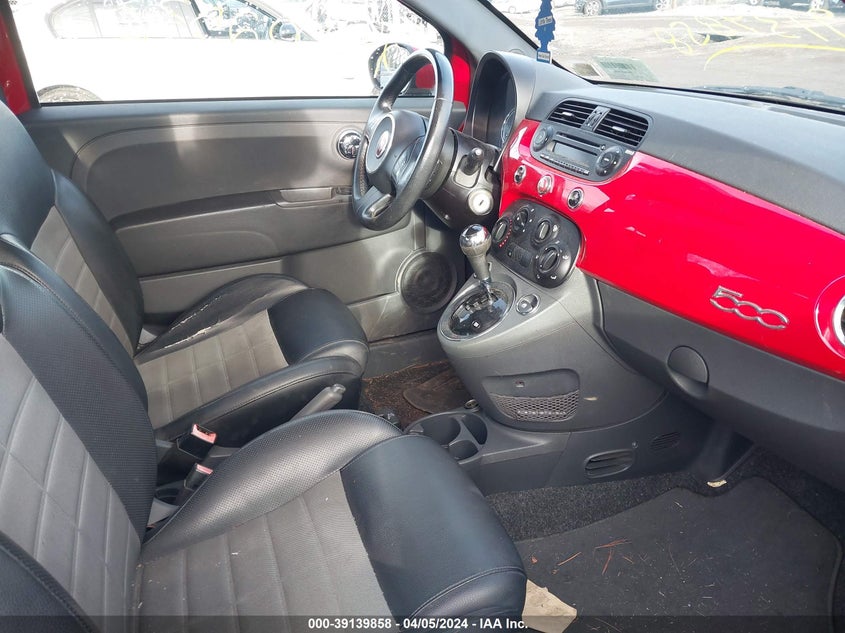 2012 Fiat 500 Sport VIN: 3C3CFFBR1CT125885 Lot: 39139858