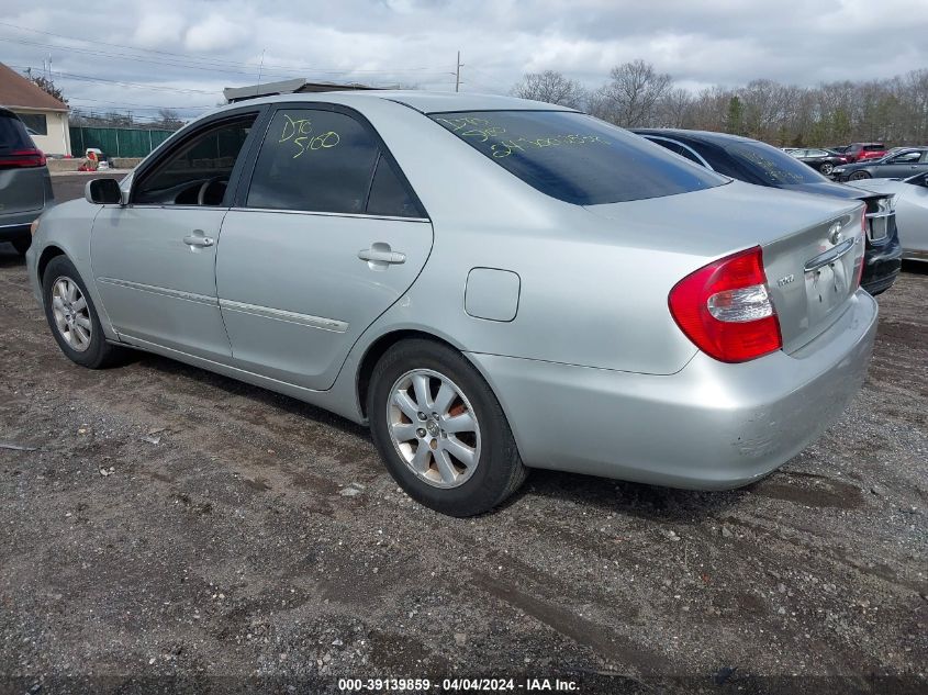 2003 Toyota Camry Xle VIN: 4T1BE30K73U704489 Lot: 39139859