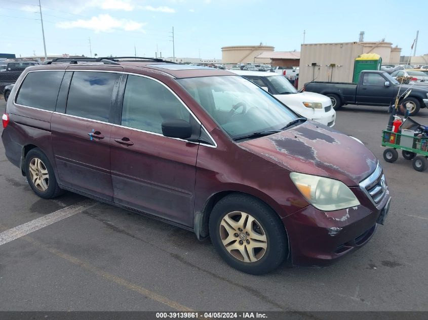 2007 Honda Odyssey Ex-L VIN: 5FNRL38727B406309 Lot: 39139861