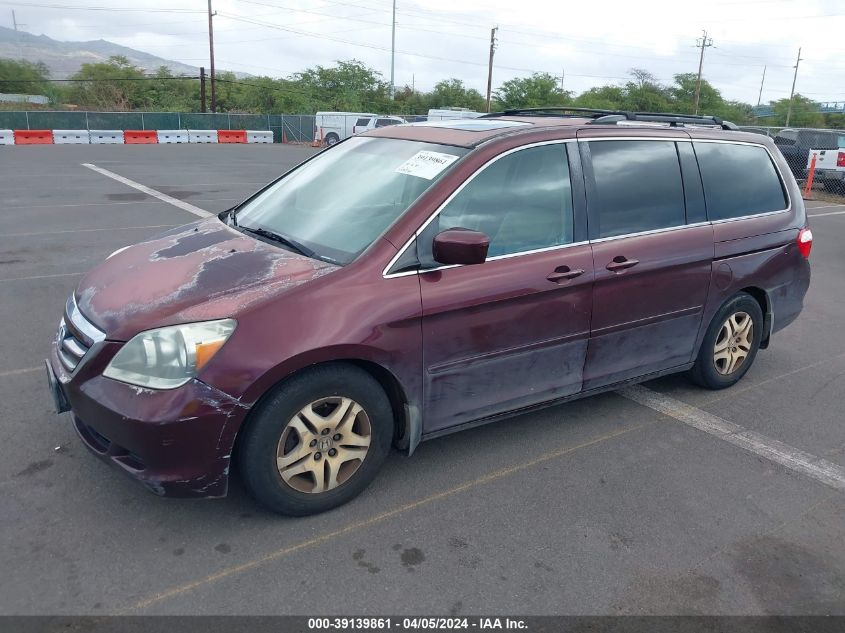 2007 Honda Odyssey Ex-L VIN: 5FNRL38727B406309 Lot: 39139861