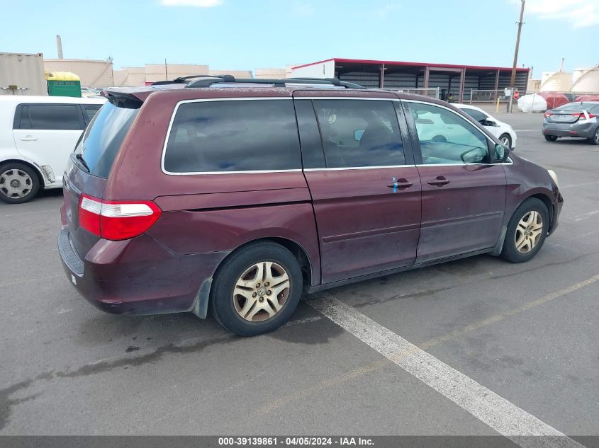 2007 Honda Odyssey Ex-L VIN: 5FNRL38727B406309 Lot: 39139861