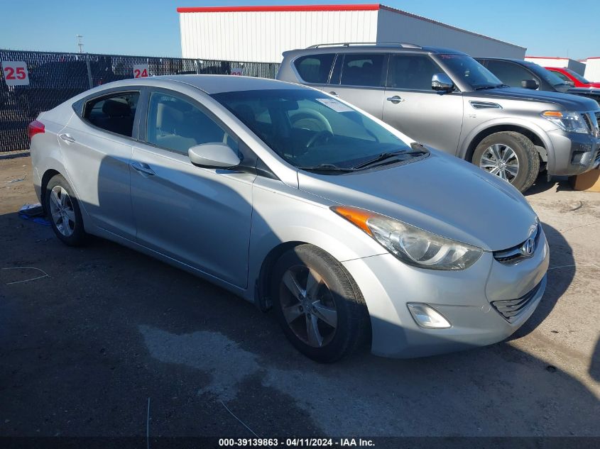 2013 Hyundai Elantra Gls VIN: 5NPDH4AE1DH201281 Lot: 39139863