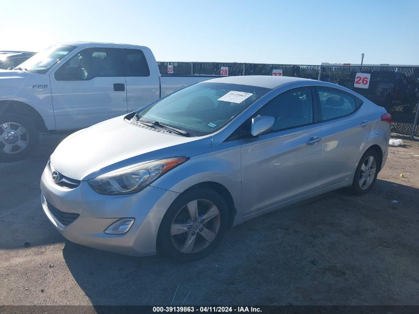 2013 Hyundai Elantra Gls VIN: 5NPDH4AE1DH201281 Lot: 39139863