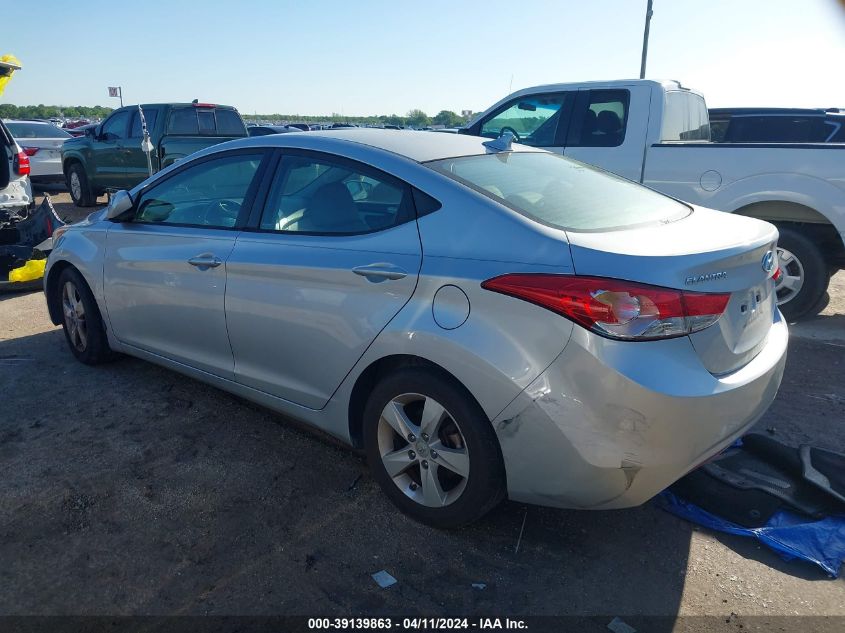 2013 Hyundai Elantra Gls VIN: 5NPDH4AE1DH201281 Lot: 39139863