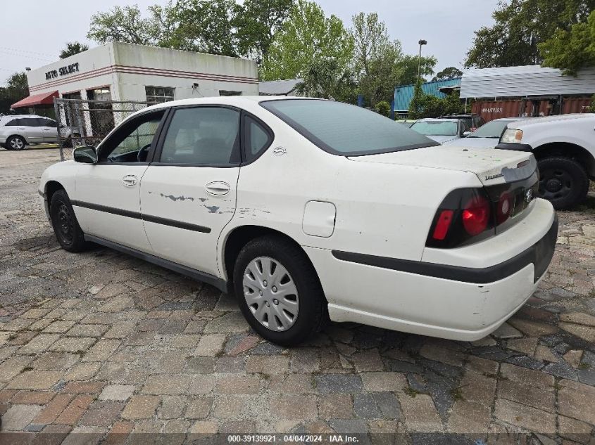 2G1WF55K959216337 | 2005 CHEVROLET IMPALA