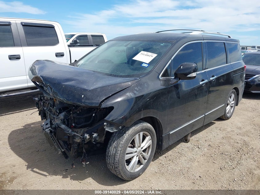 2013 Nissan Quest Sl VIN: JN8AE2KP1D9061679 Lot: 39140029