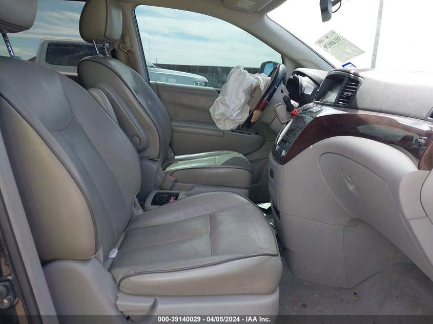 2013 Nissan Quest Sl VIN: JN8AE2KP1D9061679 Lot: 39140029