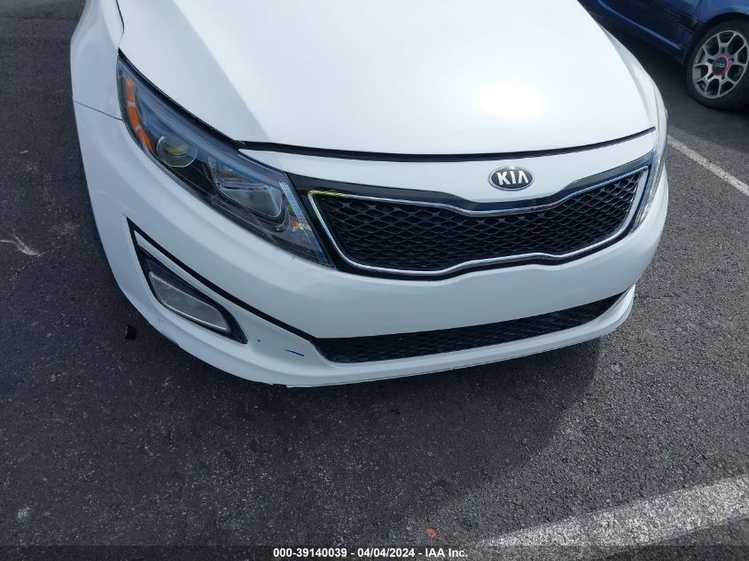 2015 Kia Optima Lx VIN: 5XXGM4A70FG480148 Lot: 39140039