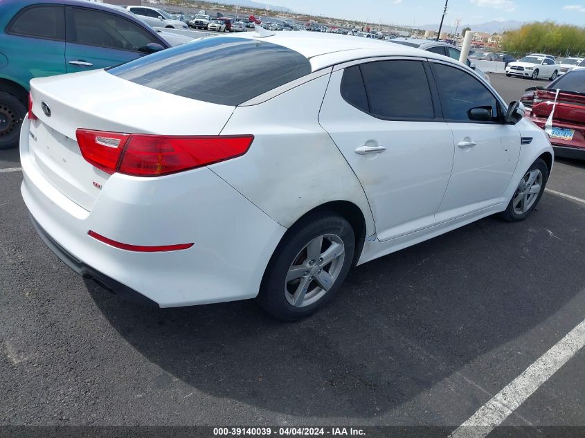 2015 KIA OPTIMA LX - 5XXGM4A70FG480148