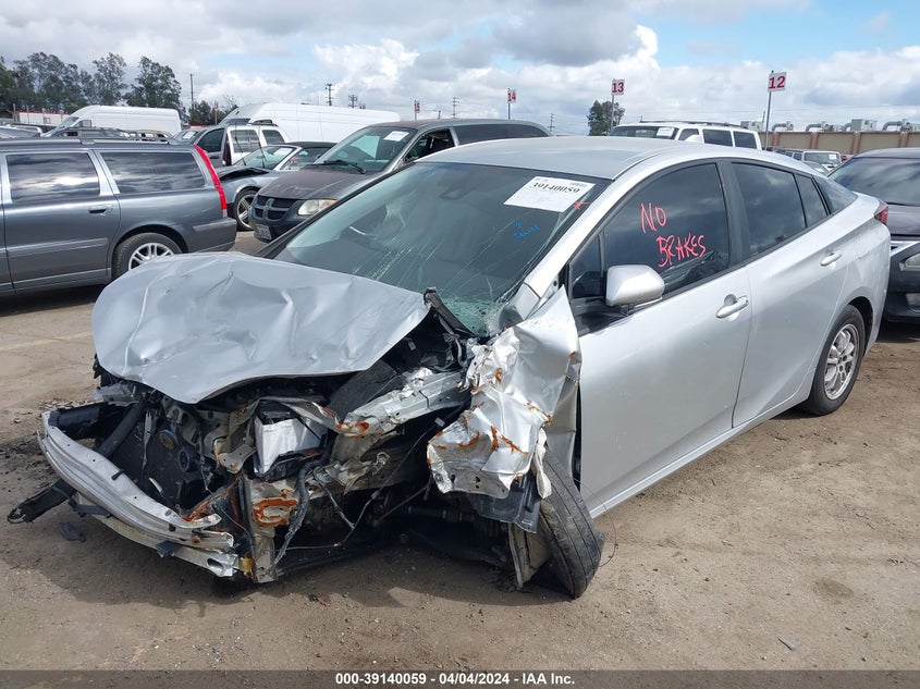 2022 TOYOTA PRIUS 1.8L I-4 DOHC, VVT, (VIN: JTDKAMFUXN3175952