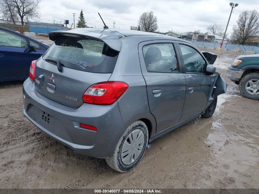 2019 Mitsubishi Mirage Rf VIN: ML32A3HJ0KH010619 Lot: 39140077