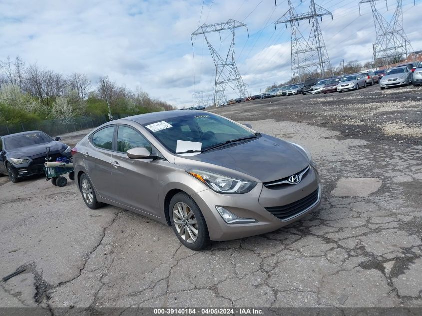 5NPDH4AE3EH529027 | 2014 HYUNDAI ELANTRA