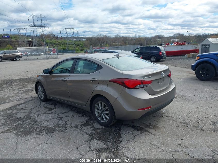 5NPDH4AE3EH529027 | 2014 HYUNDAI ELANTRA