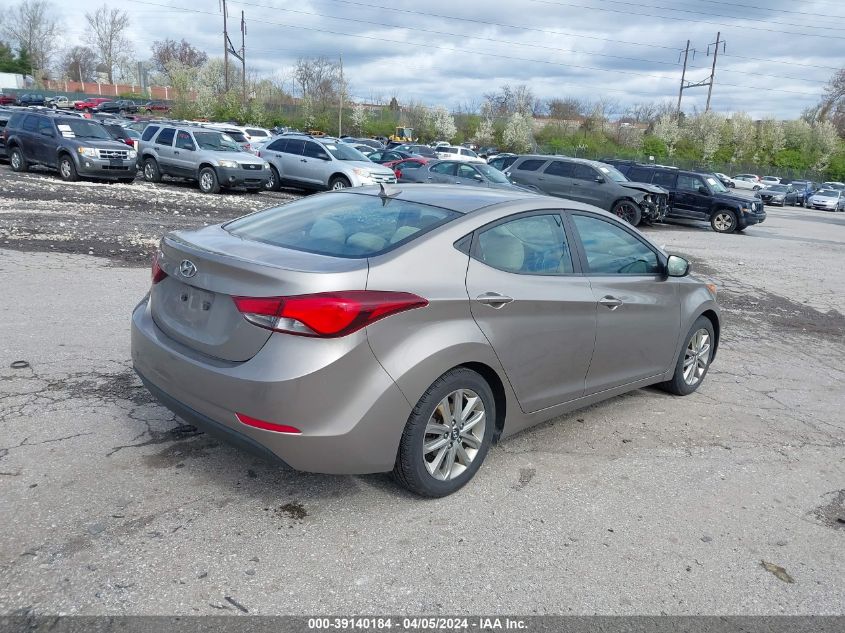 5NPDH4AE3EH529027 | 2014 HYUNDAI ELANTRA