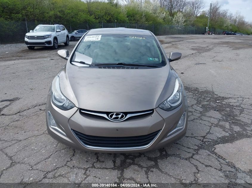 5NPDH4AE3EH529027 | 2014 HYUNDAI ELANTRA