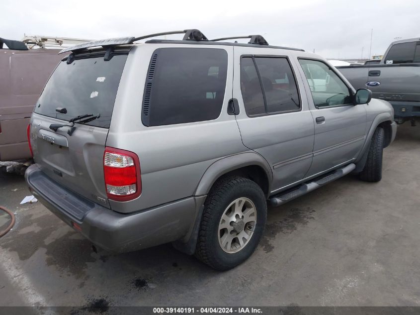 2001 Nissan Pathfinder Se VIN: JN8DR09Y91W599659 Lot: 39140191