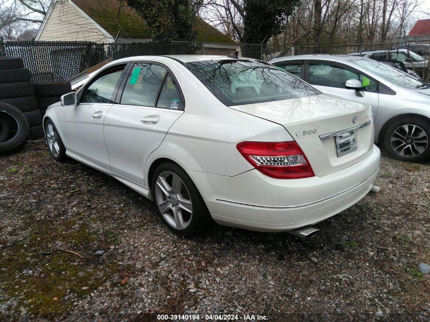 2010 Mercedes-Benz C 300 VIN: WDDGF8BB5AR090386 Lot: 39140194