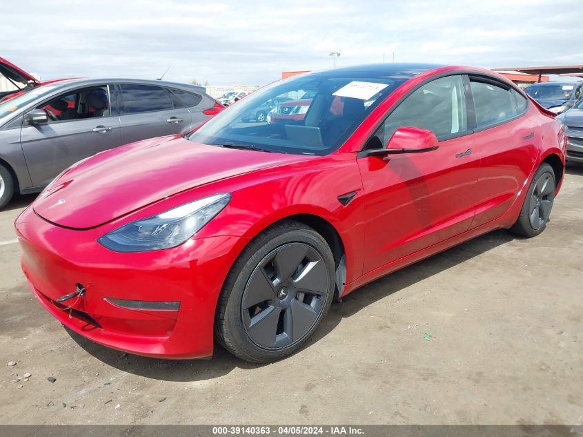 5YJ3E1EA5PF543877 2023 Tesla Model 3 Rear-Wheel Drive