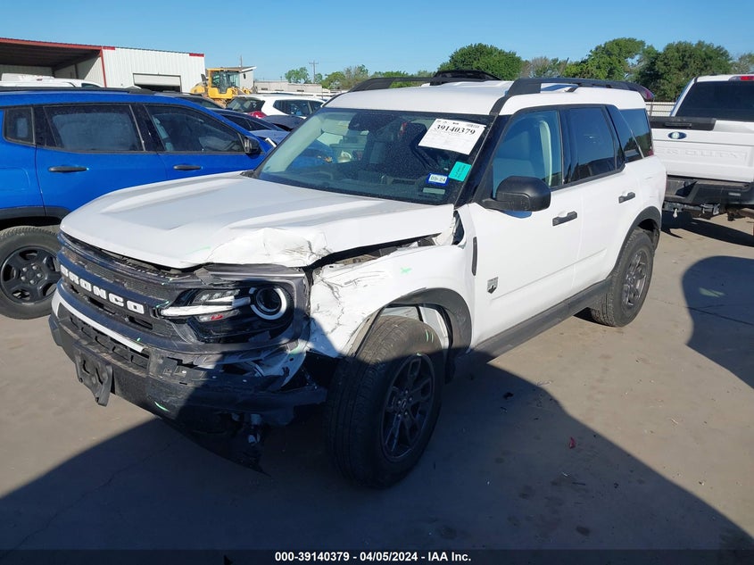 2022 Ford Bronco Sport Big Bend VIN: 3FMCR9B65NRD65026 Lot: 39140379