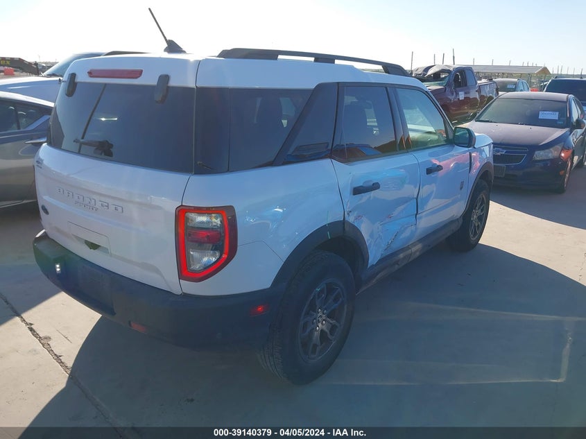 2022 Ford Bronco Sport Big Bend VIN: 3FMCR9B65NRD65026 Lot: 39140379