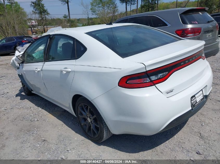 2016 Dodge Dart Se VIN: 1C3CDFAA0GD591921 Lot: 40711665