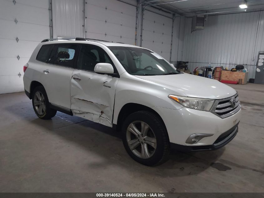 2013 TOYOTA HIGHLANDER LIMITED V6 - 5TDDK3EH3DS188043