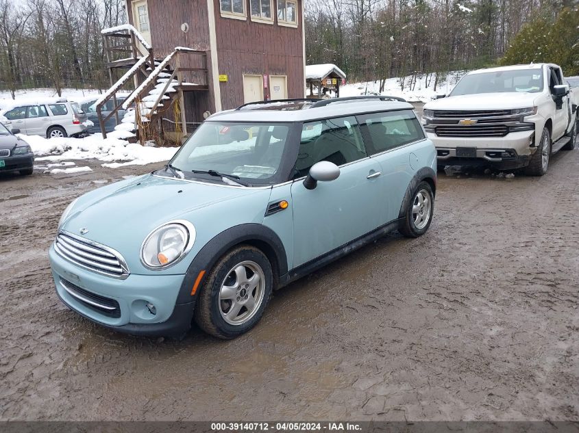 WMWZF3C50BT188306 | 2011 MINI COOPER CLUBMAN