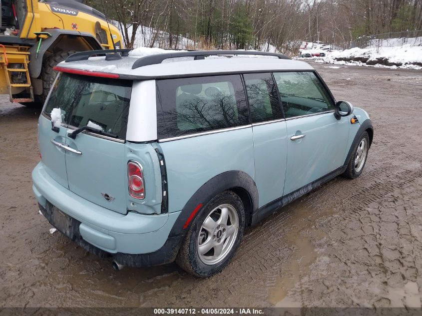 WMWZF3C50BT188306 | 2011 MINI COOPER CLUBMAN