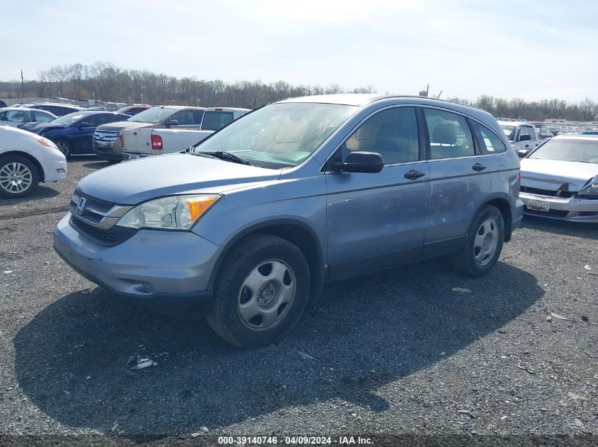 2010 Honda Cr-V Lx VIN: 5J6RE4H31AL011212 Lot: 39140746