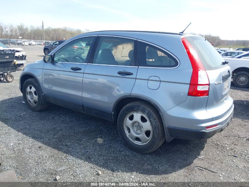 2010 Honda Cr-V Lx VIN: 5J6RE4H31AL011212 Lot: 39140746