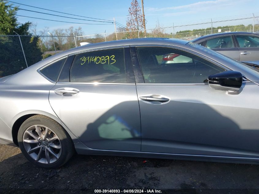 19UUB5F37MA011248 2021 Acura Tlx Standard