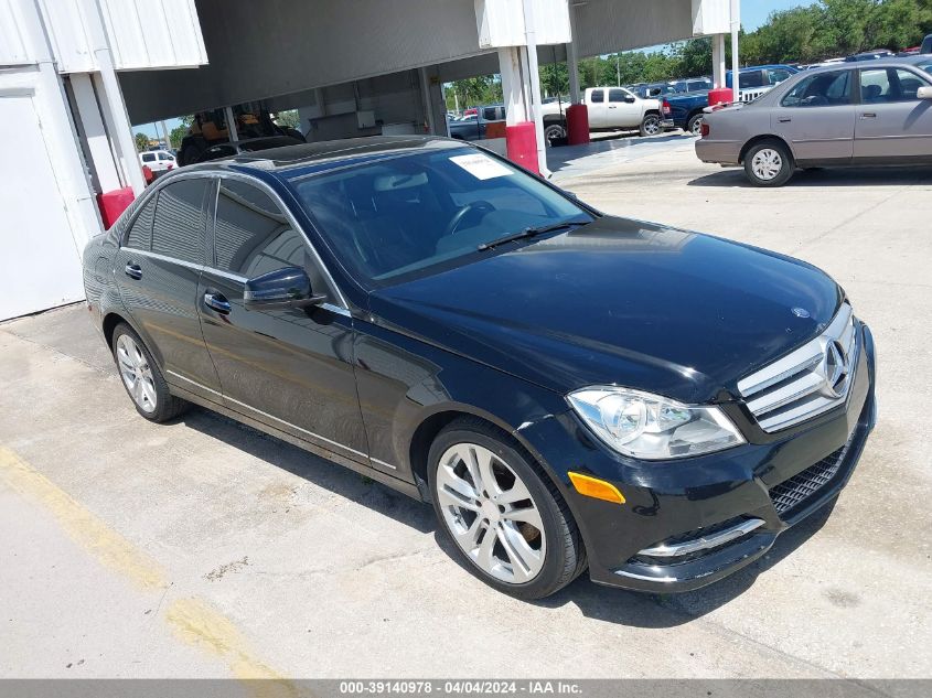 WDDGF4HB3DR273225 | 2013 MERCEDES-BENZ C 250