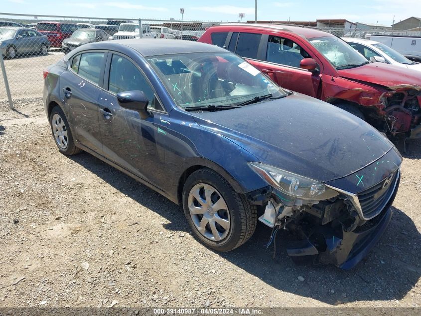 2015 MAZDA MAZDA3 I SPORT - 3MZBM1U70FM192906