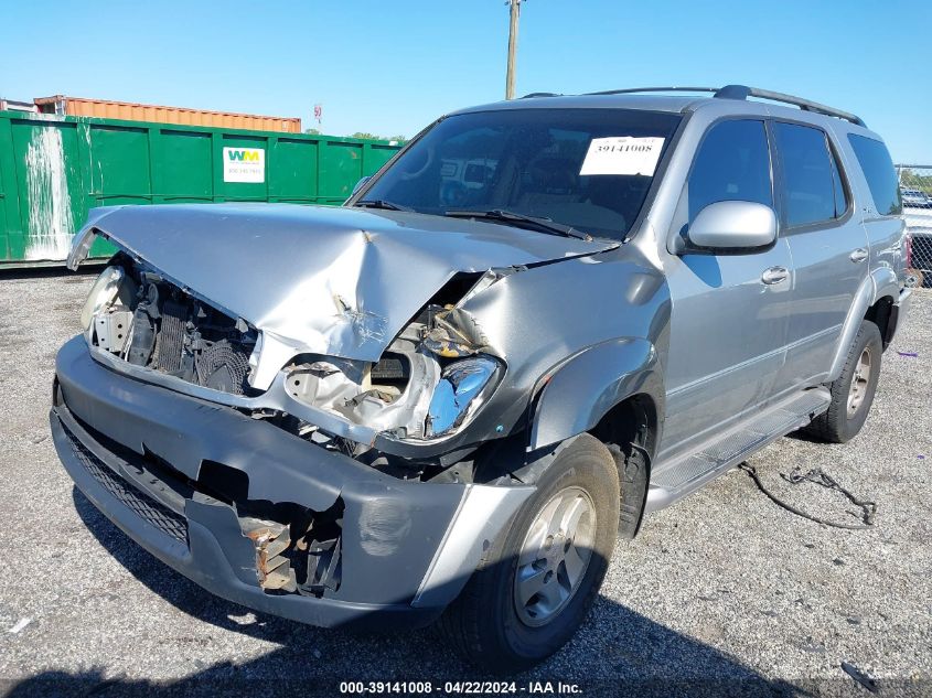 2004 Toyota Sequoia Sr5 V8 VIN: 5TDBT44A04S205539 Lot: 50221194